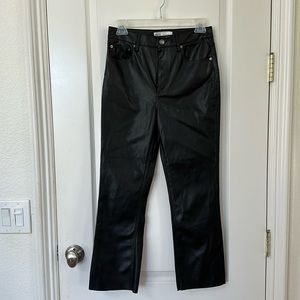 Zara Faux Leather Pants